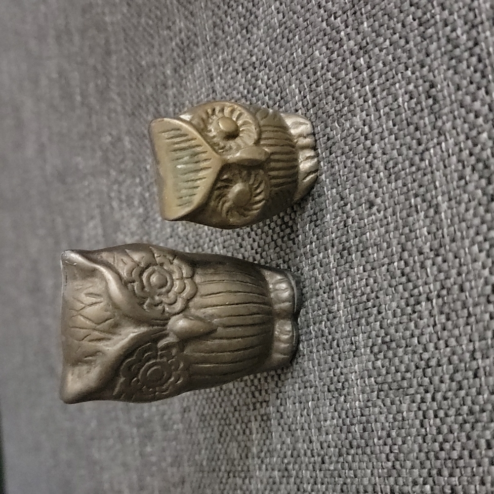 Brass owls